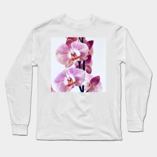 Pink orchid flower blossom, flower photography. Long Sleeve T-Shirt